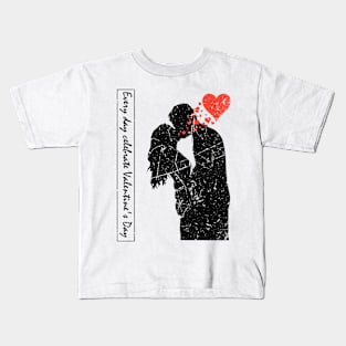 Every Day Celebrate Valentine's Day Kids T-Shirt